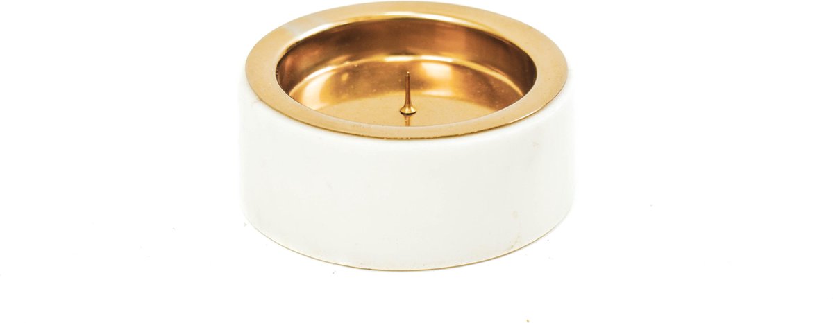 Housevitamin Stompkaarshouder Marmer Wit - 10x4cm