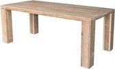 Table de jardin Sanderswoodworks Chicago échafaudage bois - 180Lx74Bx78H cm