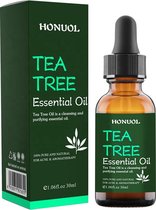 Honuol Premium Tea tree olie - 100% Puur en Natuurlijk -  30 ML - kalknagel producten - Schimmelnagel - Tea Tree Olie Kalknagel - kalknagelbehandeling -