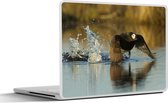 Laptop sticker - 10.1 inch - Vogel - Eend - Water