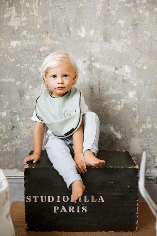 Elodie slab - Slabbetjes - Slabbertjes baby - Slab - Mineral Green van Elodie — afbeelding 3