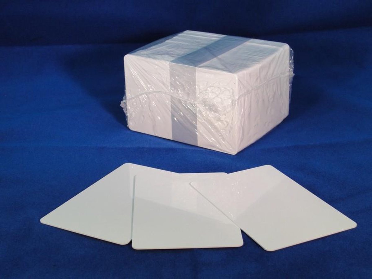 Mifare Classic 1K kaarten- pk 100 stuks - PVC card - PVC kaarten (bankpasformaat) - Plastic cards - PVC passen - PVC kaarten