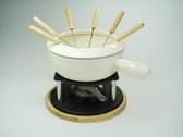 Relance - Fondue set - gietijzer - Ø 22 cm. - Kaasfondue, vleesfondue, bouillon-fondue, Chocolade fondue