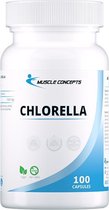 Chlorella tabletten | Muscle Concepts - Superfood - voedingssupplement - 100 capsules