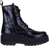 Nero Giardini Zwarte Veterboot Croco