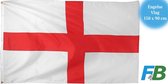 F4B Engeland Vlag | 150x90 cm | Engelse Vlag | 100% Polyester | Messing Ogen | Weerbestendig