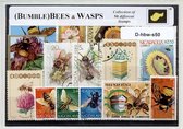 Hommels, Bijen en Wespen – Luxe postzegel pakket (A6 formaat) - collectie van 50 verschillende postzegels van hommels, bijen en wespen – kan als ansichtkaart in een A6 envelop. Aut