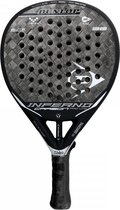 Dunlop Inferno Carbon Pro Zilver 24K (Hybrid) - 2021 padelracket