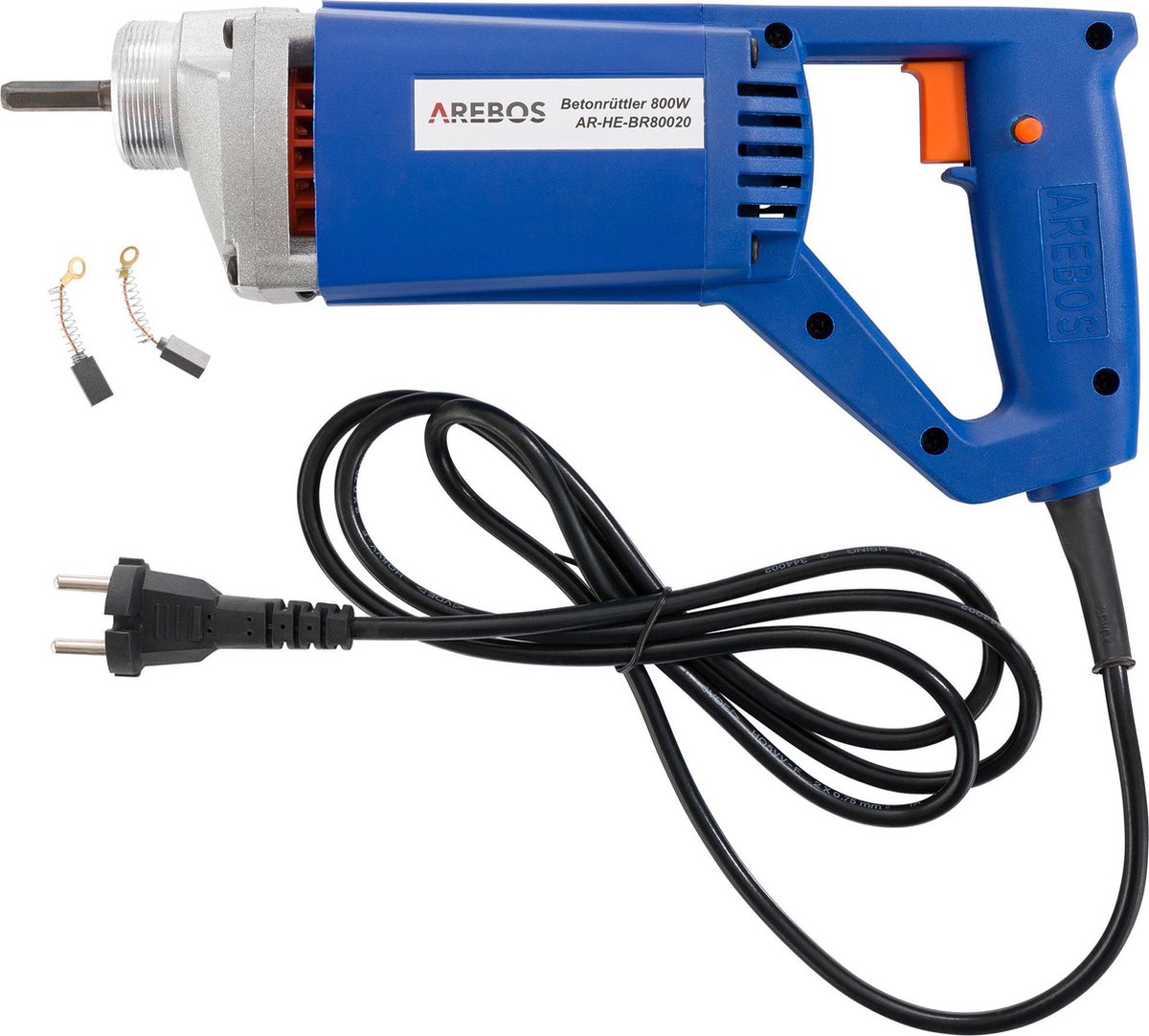 betontrilnaald 800 watt 230 volt 1,5 meter slang 4 cm naald