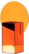 Vaas - Zonsopgang - Oranje - Gespiegeld - 30 cm - Kunststof