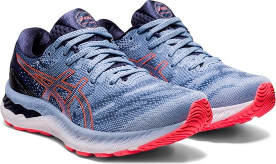 Chaussures de sport Asics Gel-Nimbus 23 - Taille 39 - Femme - Bleu clair -  Rouge... | bol.com