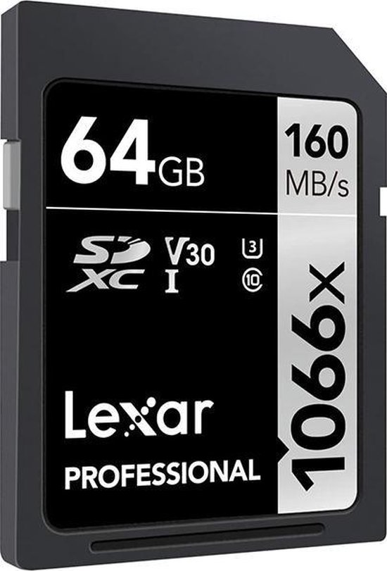 Foto: Lexar professional 1066x 64 gb sdxc uhs i klasse 10