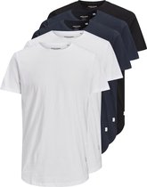 Jack & Jones T-shirt - Mannen - wit - navy - zwart