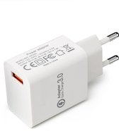 LW Adapter® - Oplader - 20W - Quick Charge 3.0 - Wit - 2023