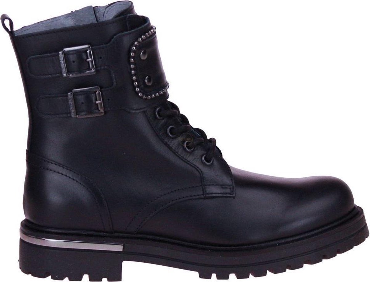 Nero Giardini I234340M Stivaletti Teens In Pelle Per Ragazzo – Made In Italy, Chiusura Zip, Suola Gomma