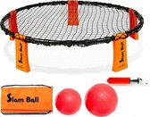 Slam Ball - frame + netje + 2 ballen + pomp + tas – smashball – roundball – roundnet – Blinngo