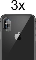 Beschermglas iPhone XS Screenprotector - iPhone X Screenprotector Glas - iPhone X/XS Screen Protector Camera - 3 stuks