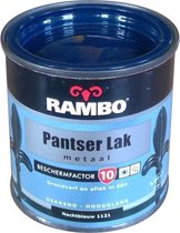 Rambo Metaallak - Grondverf en Aflak in één - Hoogglans - Nachtblauw - 0,75L