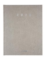 Brepols Agenda 2022 - Timing 4t Arezzo - Lima kunstleder - 17,1 x 22 cm - Grijs