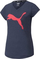 Puma Sportshirt - Maat XS  - Vrouwen - Donker blauw - Roze