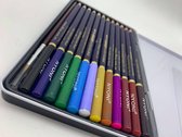 12 Water Colour pencils - 12 Water Kleurpotloden - Hoge kwaliteit