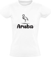 Aruba Dames t-shirt | Antillen | Wit