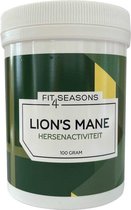 Lion’s Mane Poeder - 100 gram - Vegan - Fit4Seasons - Superfood - paddenstoelen