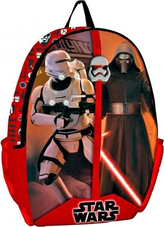 Star Wars rugzak 31cm - Storm trooper - Darth vader - 2 vakken met rits