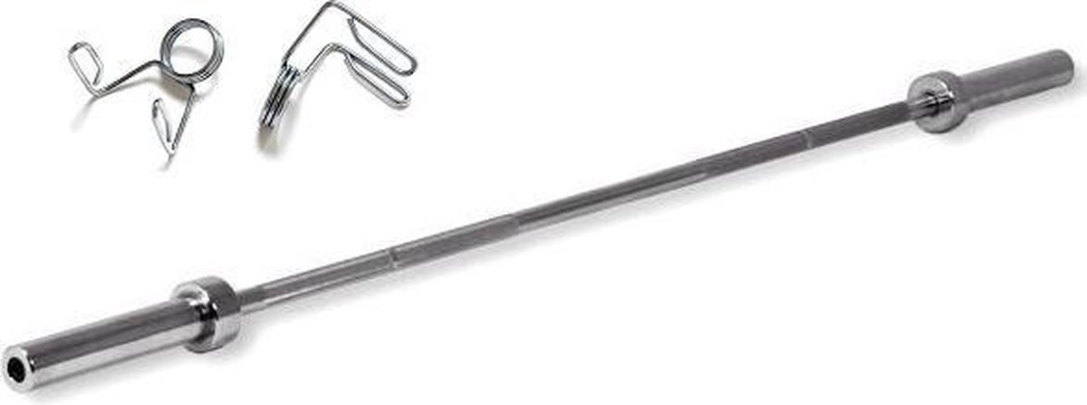 Dione Olympische Halterstang 220cm - 50mm met sluiters