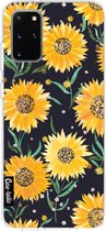 Casetastic Samsung Galaxy S20 Plus 4G/5G Hoesje - Softcover Hoesje met Design - Sunflowers Print