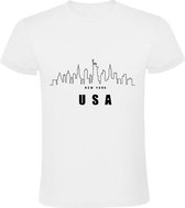 New York Heren t-shirt | USA | Amerika | Wit