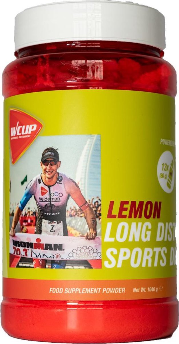 Wcup Long Distance Sports Drink Lemon 1kg