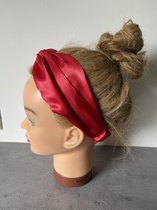 TheHandmadeMusthaves Haarband - Satijn hoofdband - Rood