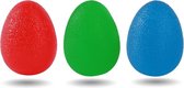 Gouden Grip Stressbal 3-Delige Set + GRATIS Griptraining E-Book - Hand Eggs - Stress Ball - RSI - Handknijper - Handtrainer - Onderarmtrainer - Griptrainer - Hand Egg - Handrevalidatie