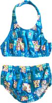 Zoggs - Bikini met Zwemluierbroekje - Swim Nappy Bikini - Blauw - Maat 12-24 maanden