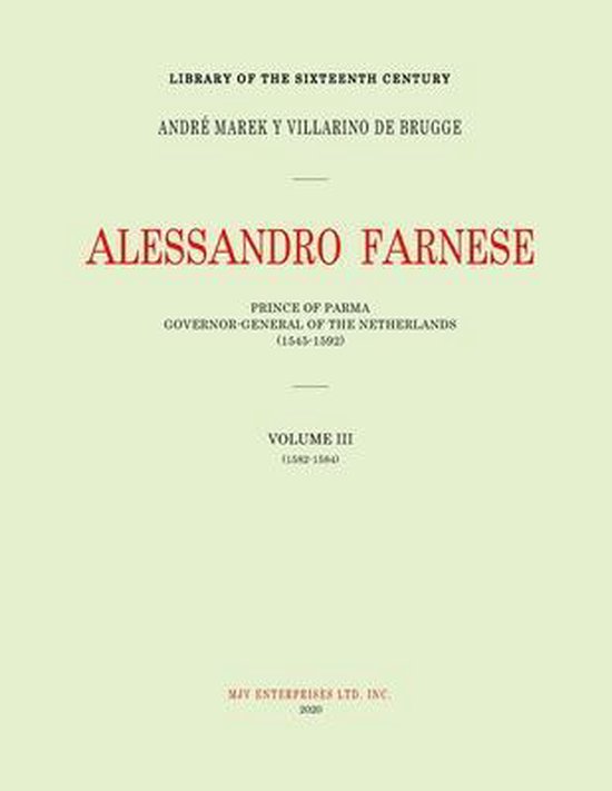 Duke Alexander Farnese- Alessandro Farnese - cover