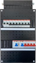 ✅ ABB Groepenkast 3 fase 1HS 4p 2 Aardlekschakelaars 7 Automaten+kookgroep ✅ PROLEDPARTNERS ®