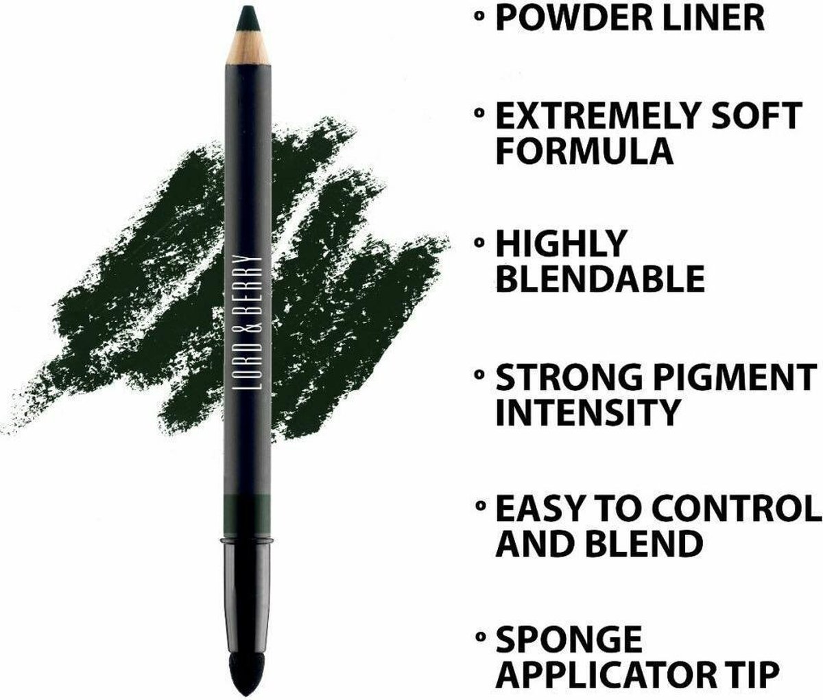 Lord & Berry - Velluto Eye Liner And Shadow - color supreme green