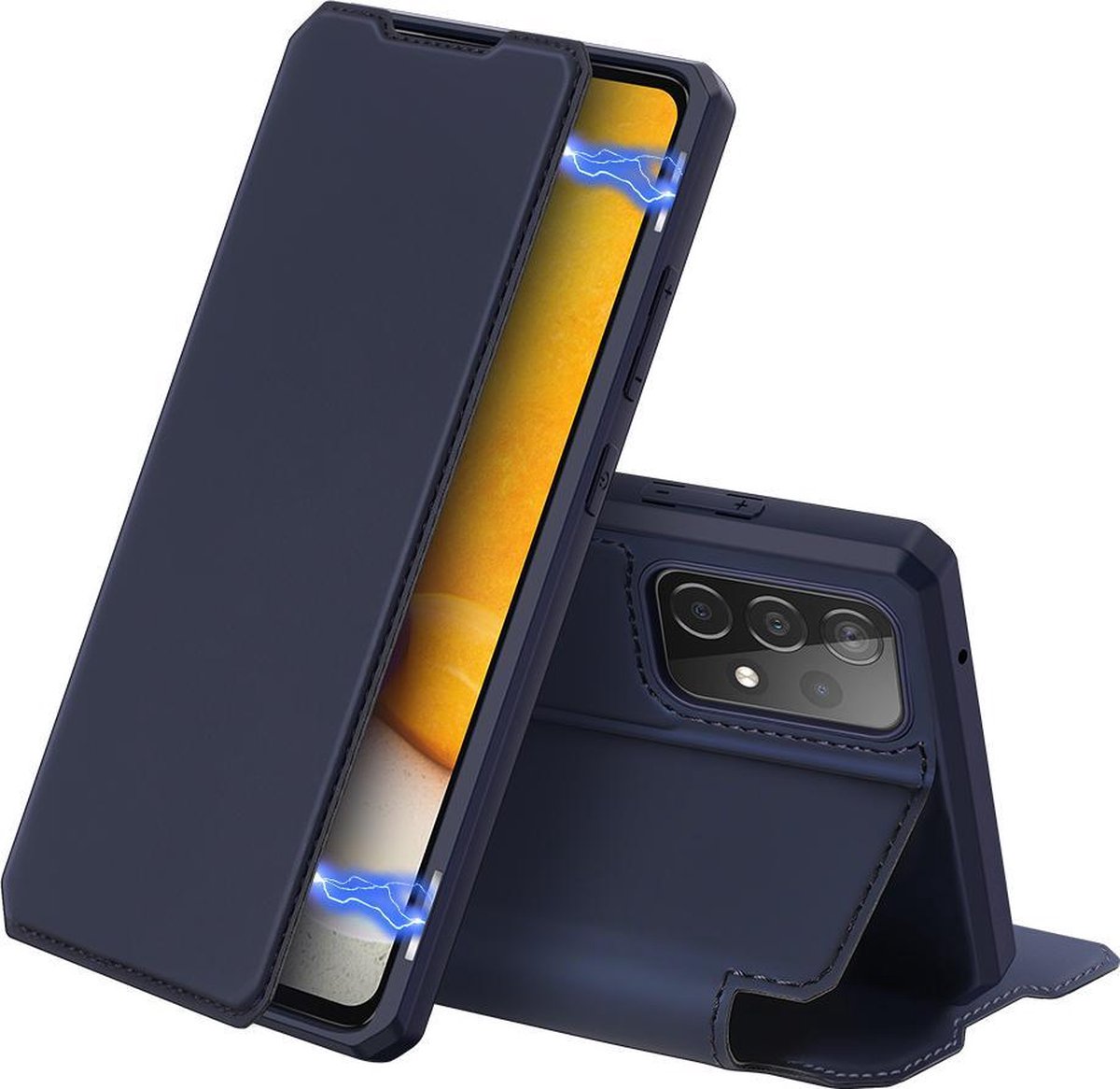 Samsung Galaxy A72 5G Hoesje - Dux Ducis Skin X Case - Donker Blauw