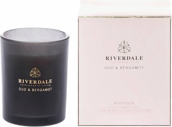 Riverdale - Boutique Geurkaars in pot Oud & Bergamot - roze Diverse