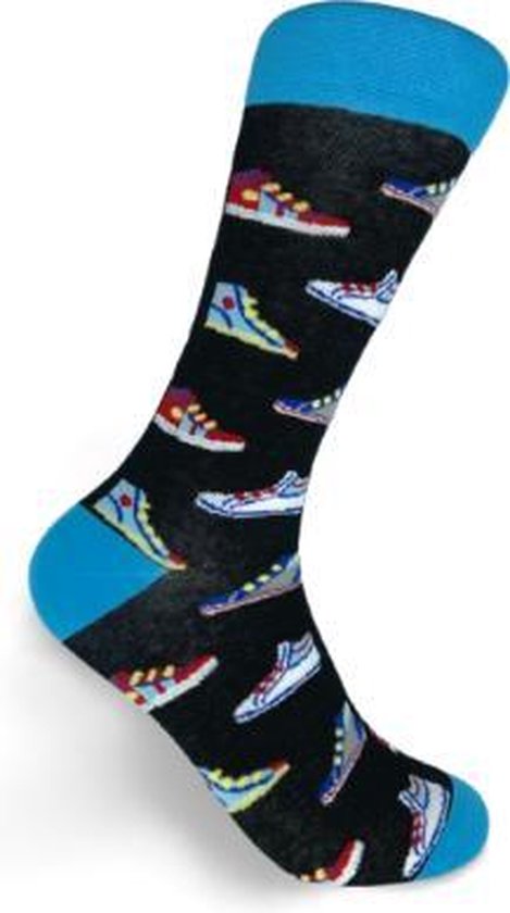 JustSockIt Sneakers sokken - Sokken - Leuke sokken - sneakers Cadeau - Cadeau voor mannen - Sokken met sneakers