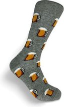 JustSockIt Bier sokken - Sokken - Leuke sokken - Bier Cadeau - Cadeau voor mannen - Verjaardag cadeau - Alcohol cadeau - Vaderdag cadeau