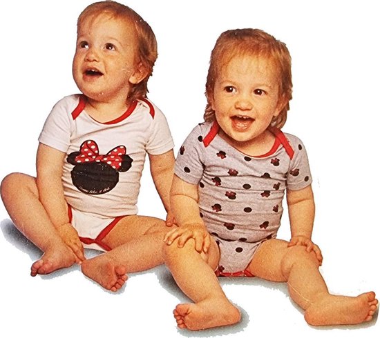 Disney baby Minnie Rompertjes 62/68 - 2 Stuks