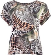 NED T-shirt Nox Ss 21w1 X018 03 Army 211 Dames Maat - S