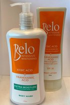 Belo Intens skin lightening body lotion en body wash