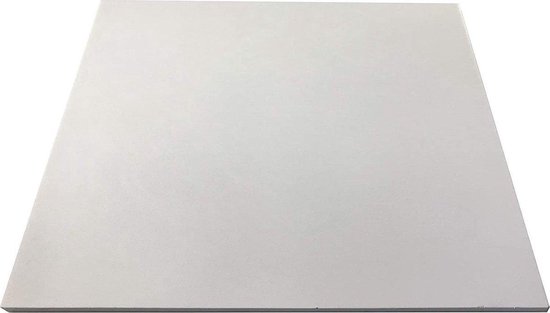 Feuille de plastique ABS 100 x 49 cm épaisseur 3 mm blanc