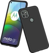 Silicone hoesje zwart Geschikt voor: Motorola Moto G9 Power