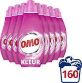 Omo Klein & Krachtig Kleur Vloeibaar Wasmiddel - 8 x 20 wasbeurten - Voordeelverpakking
