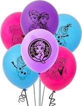 ProductGoods - 10x Frozen Ballonnen Verjaardag - Verjaardag Kinderen - Ballonnen - Ballonnen Verjaardag - Frozen - Kinderfeestje