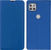 iMoshion Slim Folio Book Case Motorola Moto G 5G hoesje - Donkerblauw